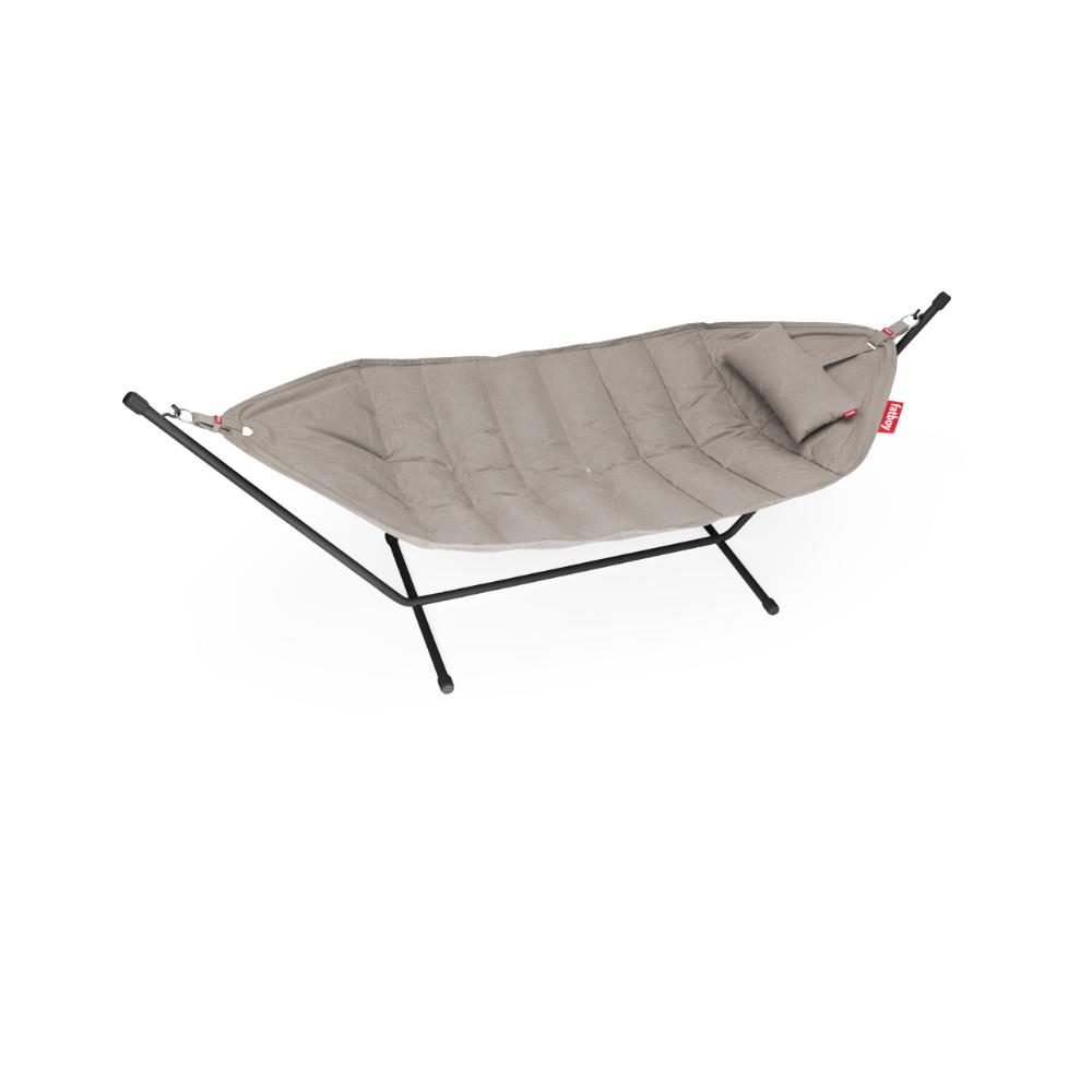 Hengekøye Headdemock Superb fra Fatboy grey taupe incl. Pillow Fatboy