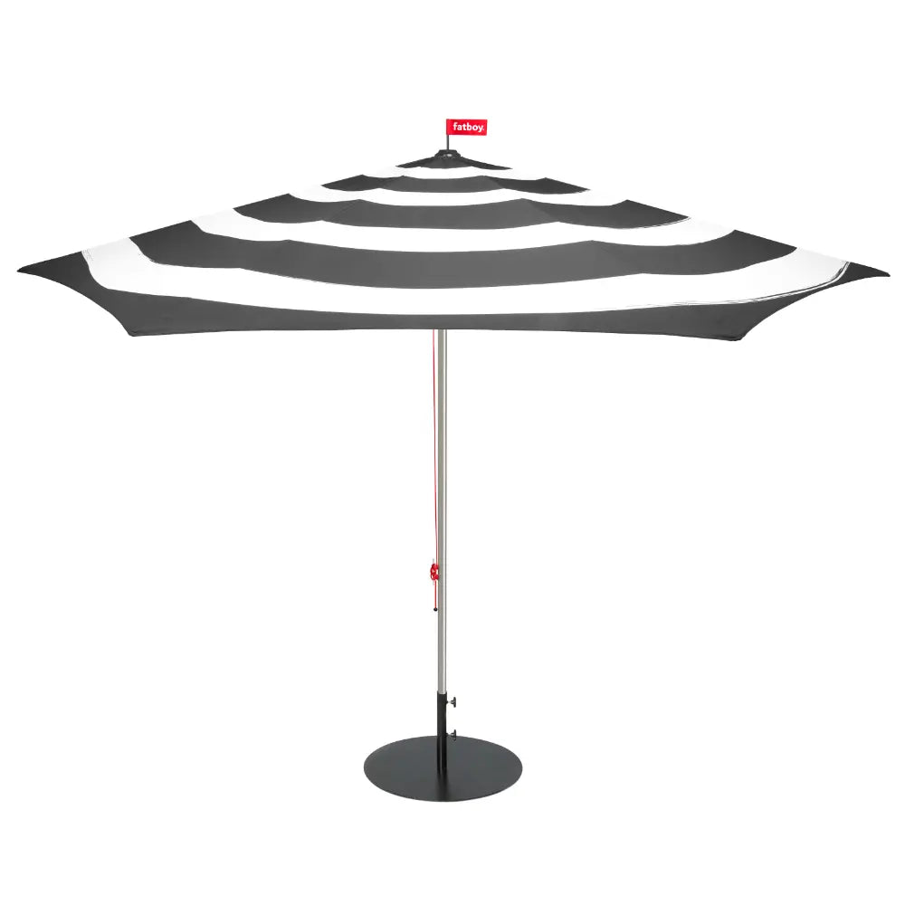 Fatboy Parasoll stripesol anthracite incl. base black Bedtime.no.