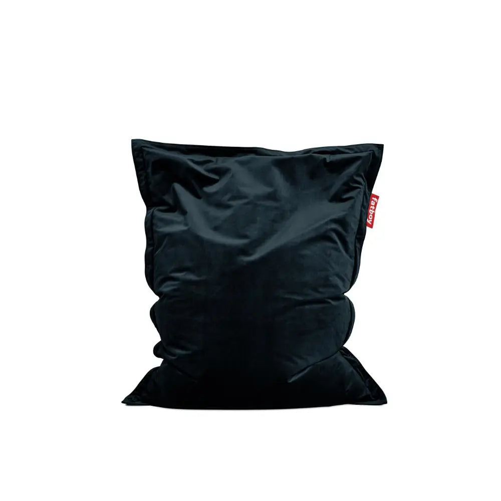 Fatboy Sakkosekk original slim velvet recycled black Bedtime.no.