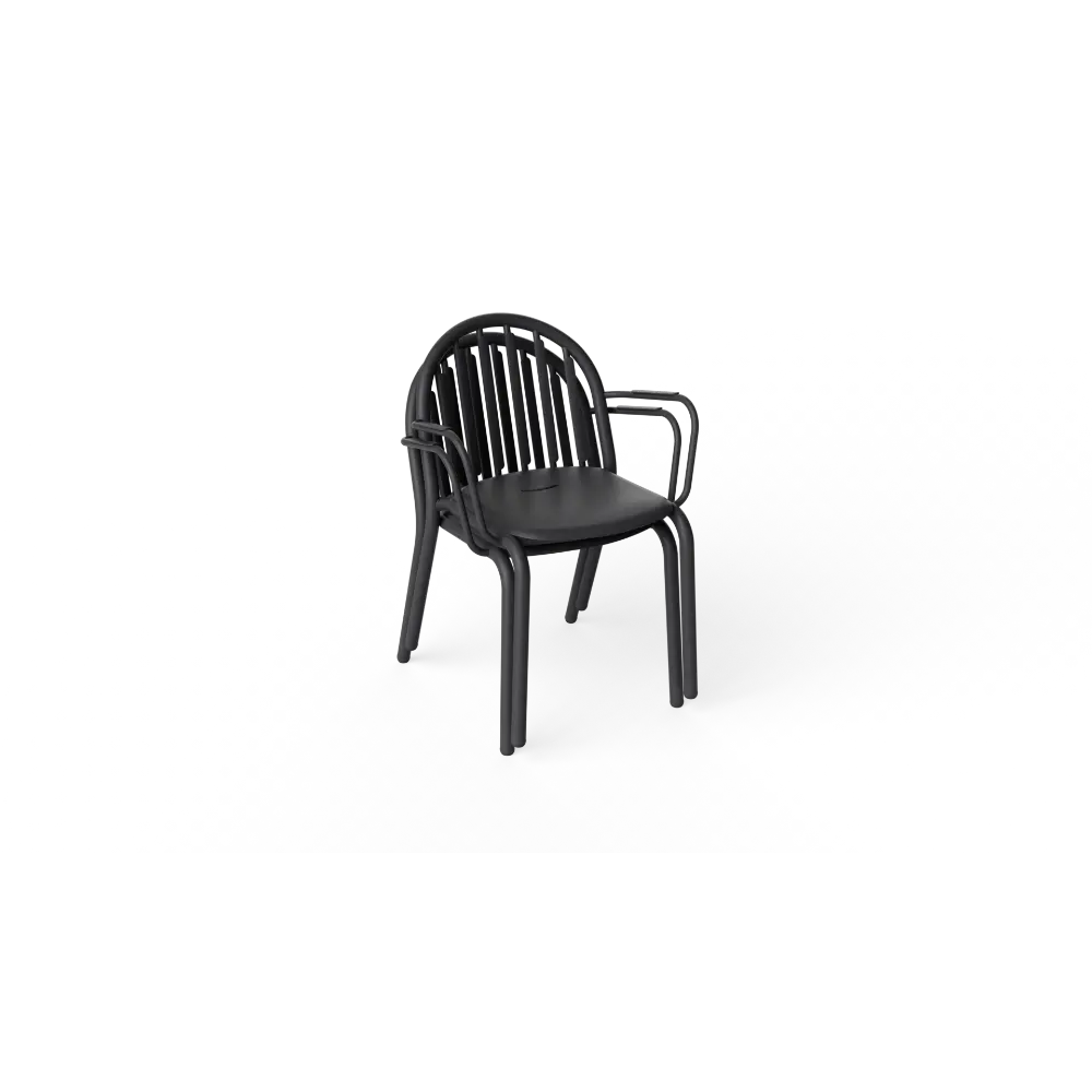 Fatboy Hagestol med Armlener Fred's set anthracite (2 pcs) Bedtime.no.