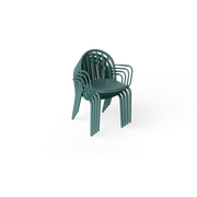 Fatboy Hagestol med Armlener Fred's set dark sage (4 pcs) Bedtime.no.