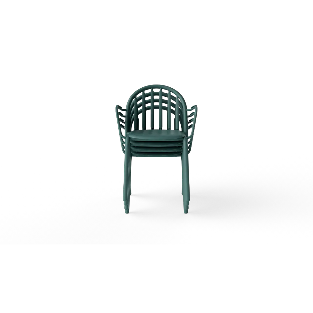 Fatboy Hagestol med Armlener Fred's set dark sage (4 pcs) Bedtime.no.