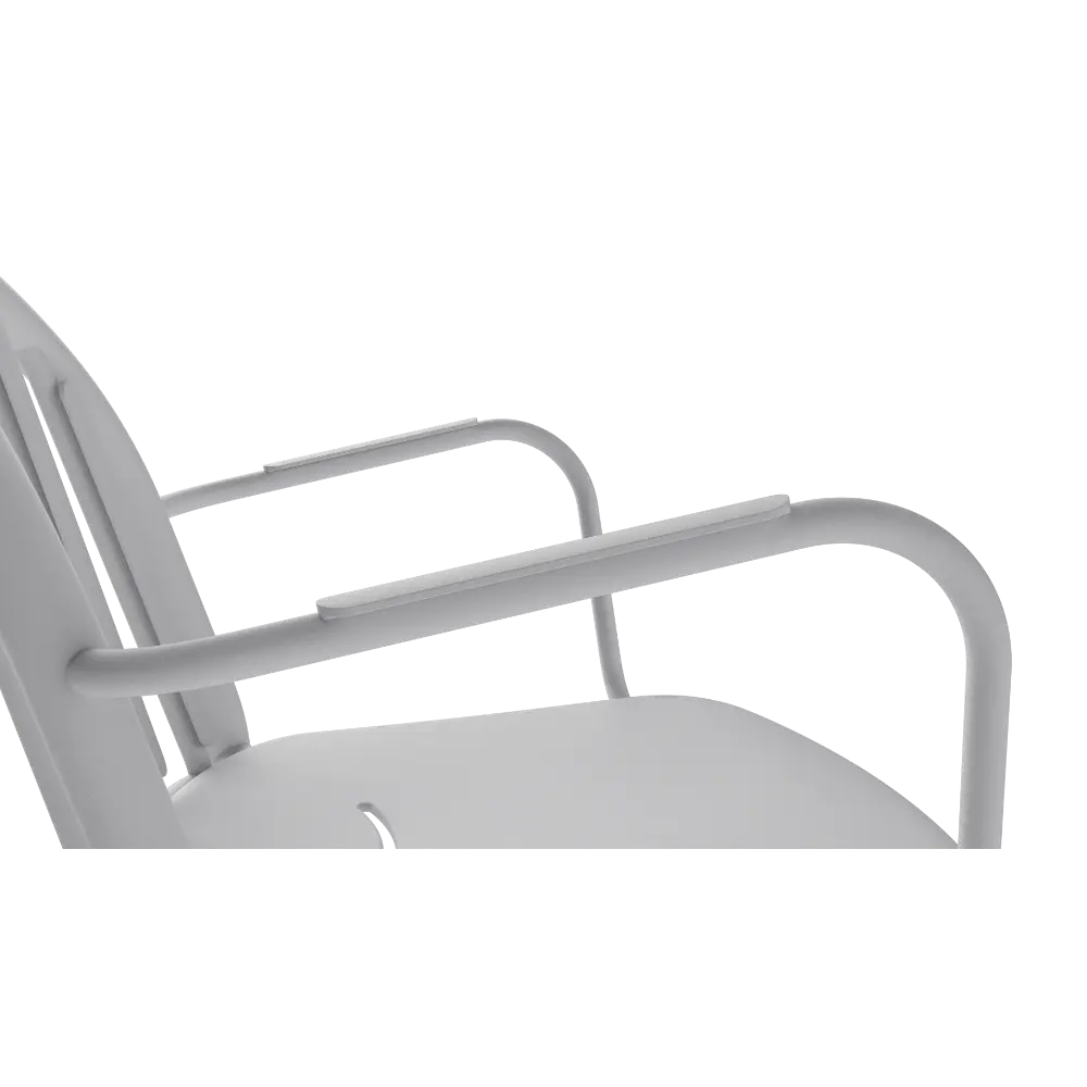 Fatboy Hagestol med Armlener Fred's set light grey (2 pcs)