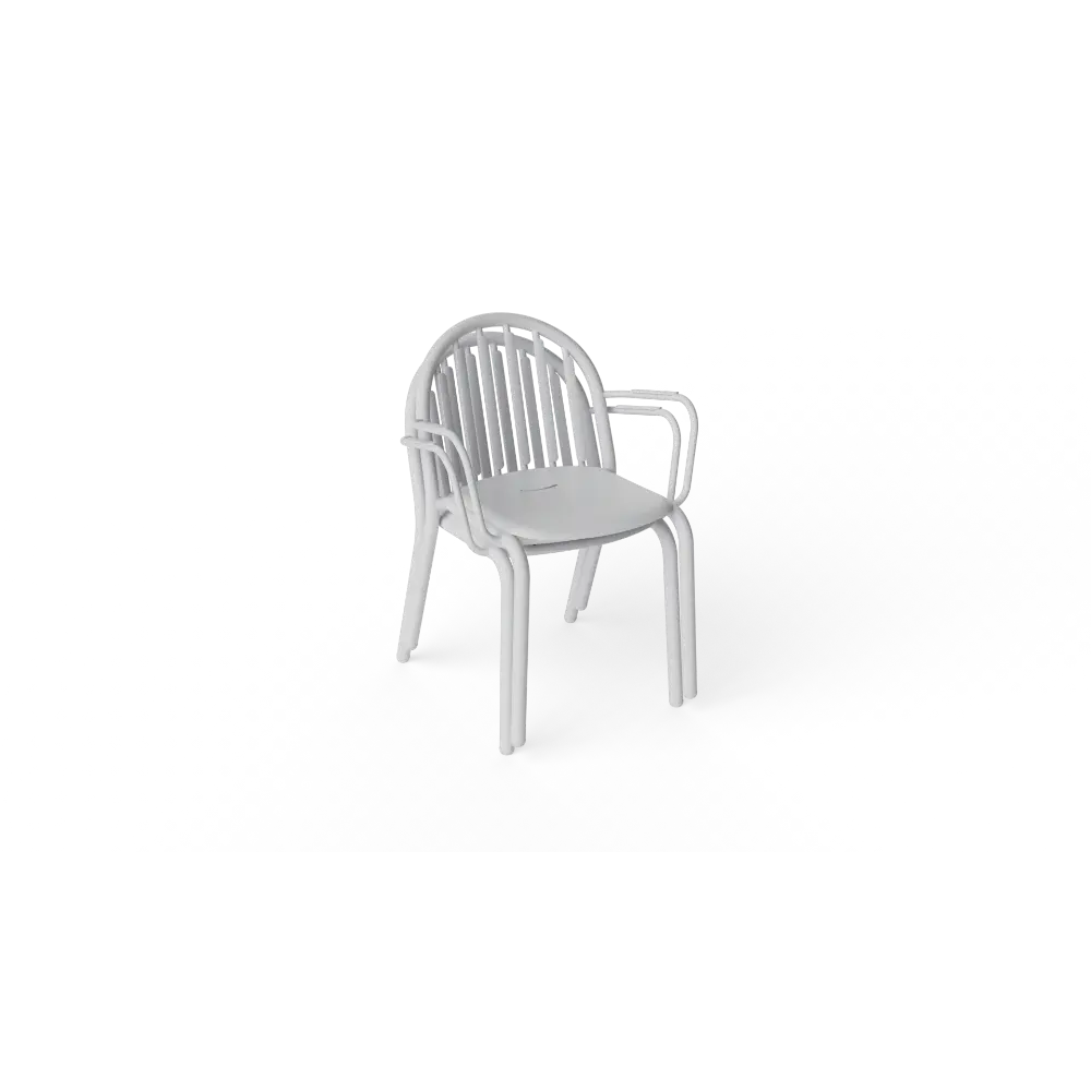 Fatboy Hagestol med Armlener Fred's set light grey (2 pcs)