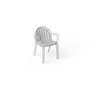 Fatboy Hagestol med Armlener Fred's set light grey (2 pcs)