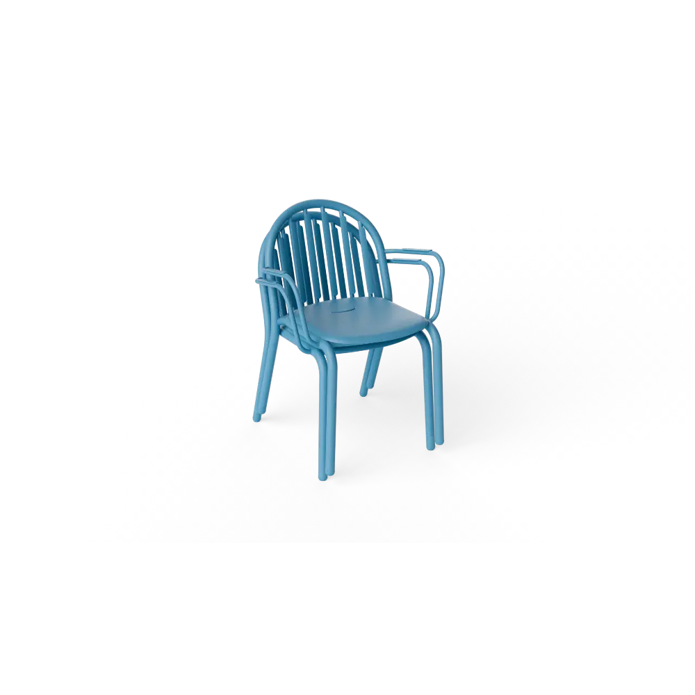 Fatboy Hagestol med Armlener Fred's set wave blue (2 pcs) Bedtime.no.