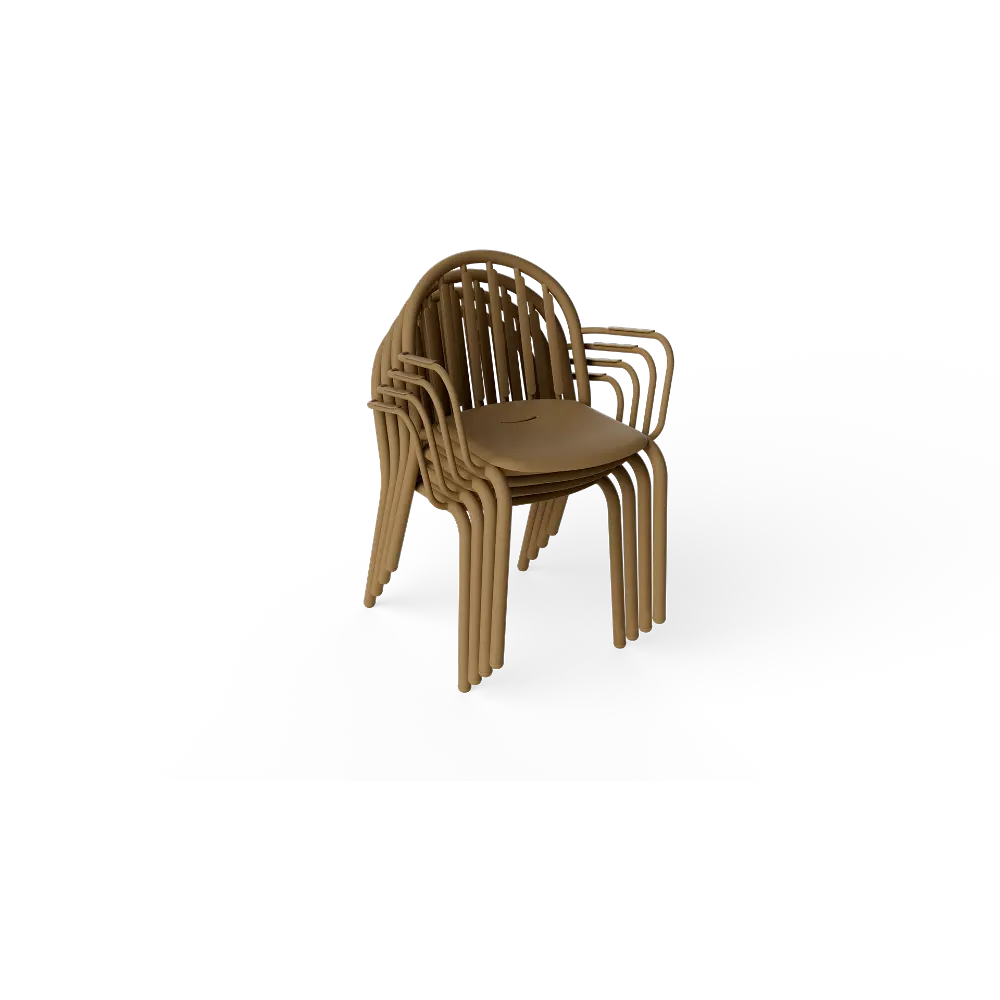 Fatboy Hagestol med Armlener Fred's set mochaccino (4 pcs) Bedtime.no.