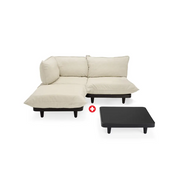Fatboy Utesofa paletti set medium sahara incl. table Fatboy
