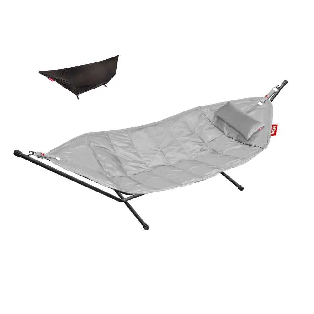 Hengekøye Headdemock fra Fatboy light grey deluxe Bedtime.no.