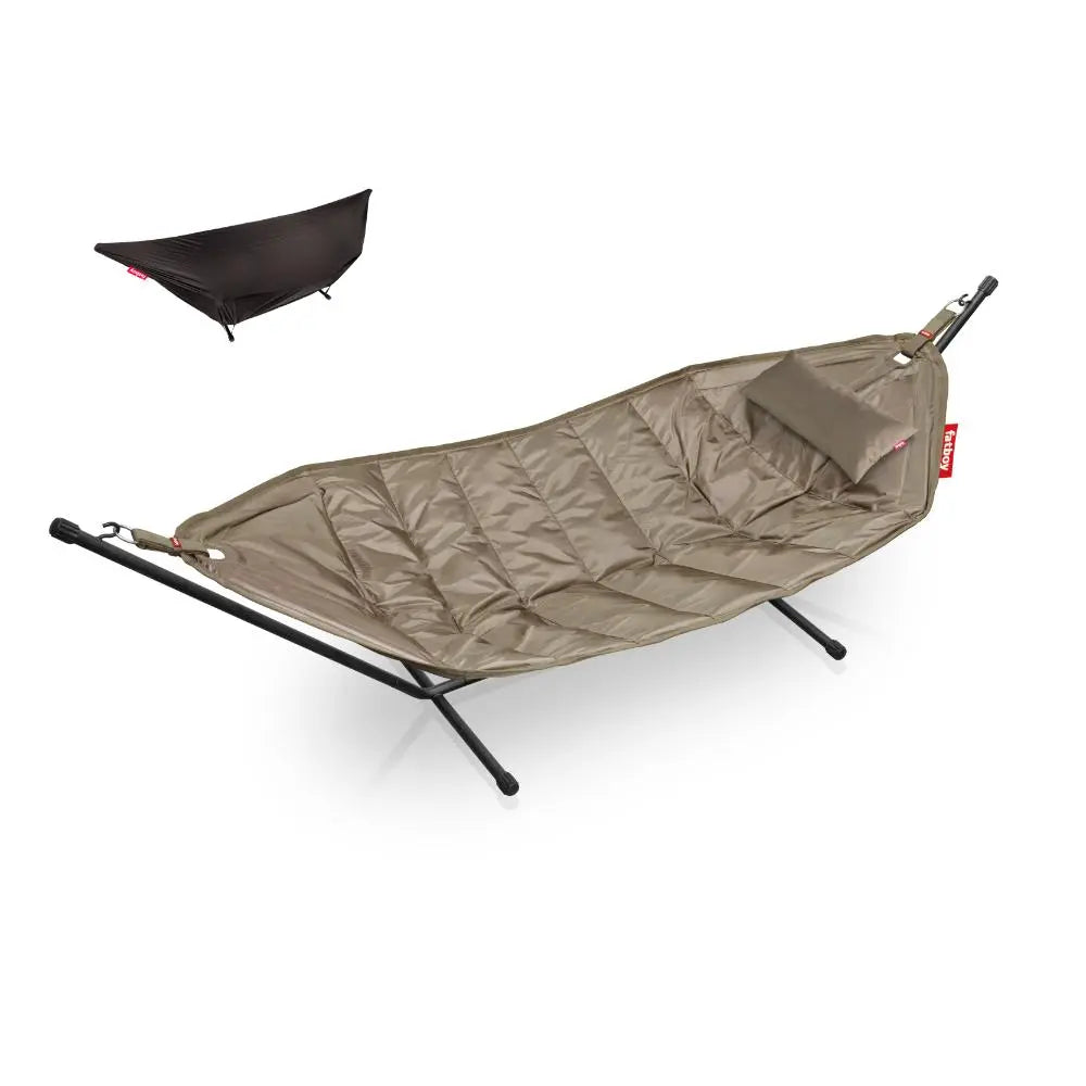 Hengekøye Headdemock fra Fatboy taupe deluxe