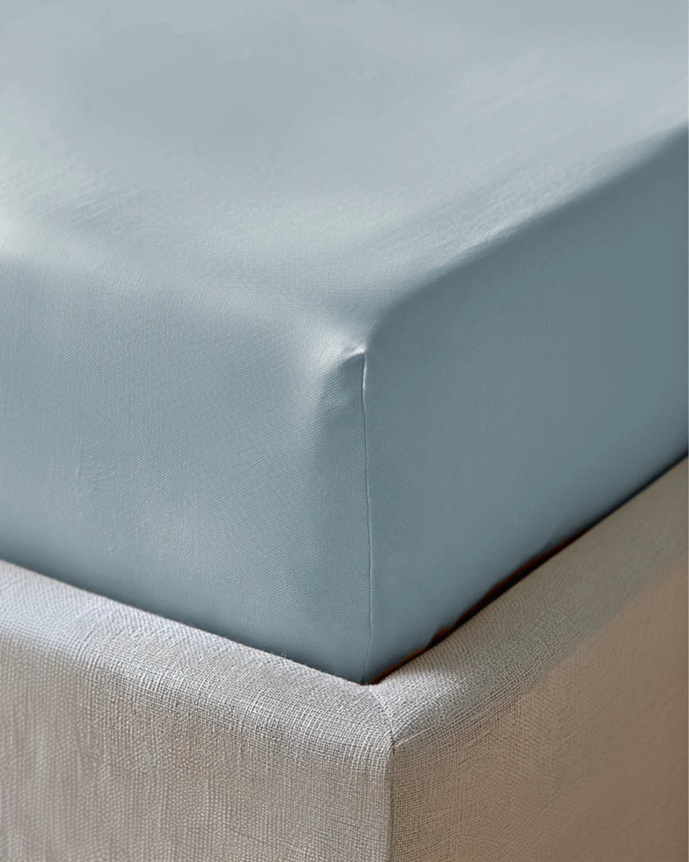 Soft Cotton Laken Lys Blå Bedtime.no Bedtime Collection.