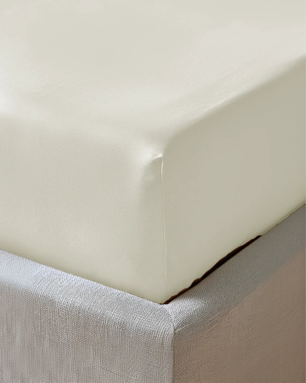 Soft Cotton Laken Off White Bedtime.no Bedtime Collection.