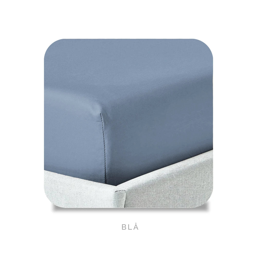 Soft Cotton Laken Blå