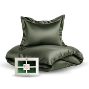 Bambus Sengesett, Mørk Grønn Bedtime Collection