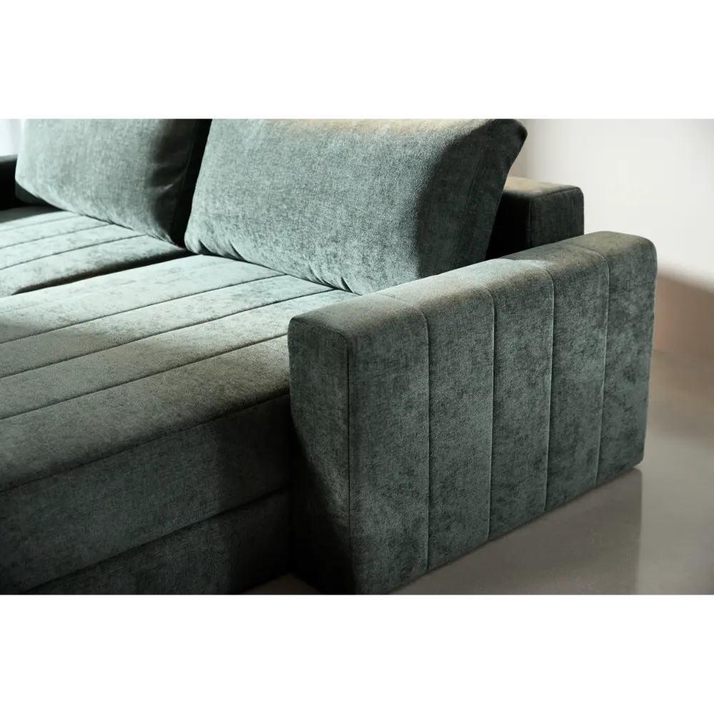 Sovesofa Akello Lounger med armlener fra Innovation Living Bedtime.no.