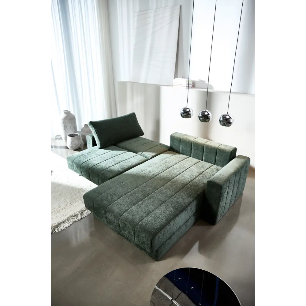 Sovesofa Akello Lounger med armlener fra Innovation Living Bedtime.no.