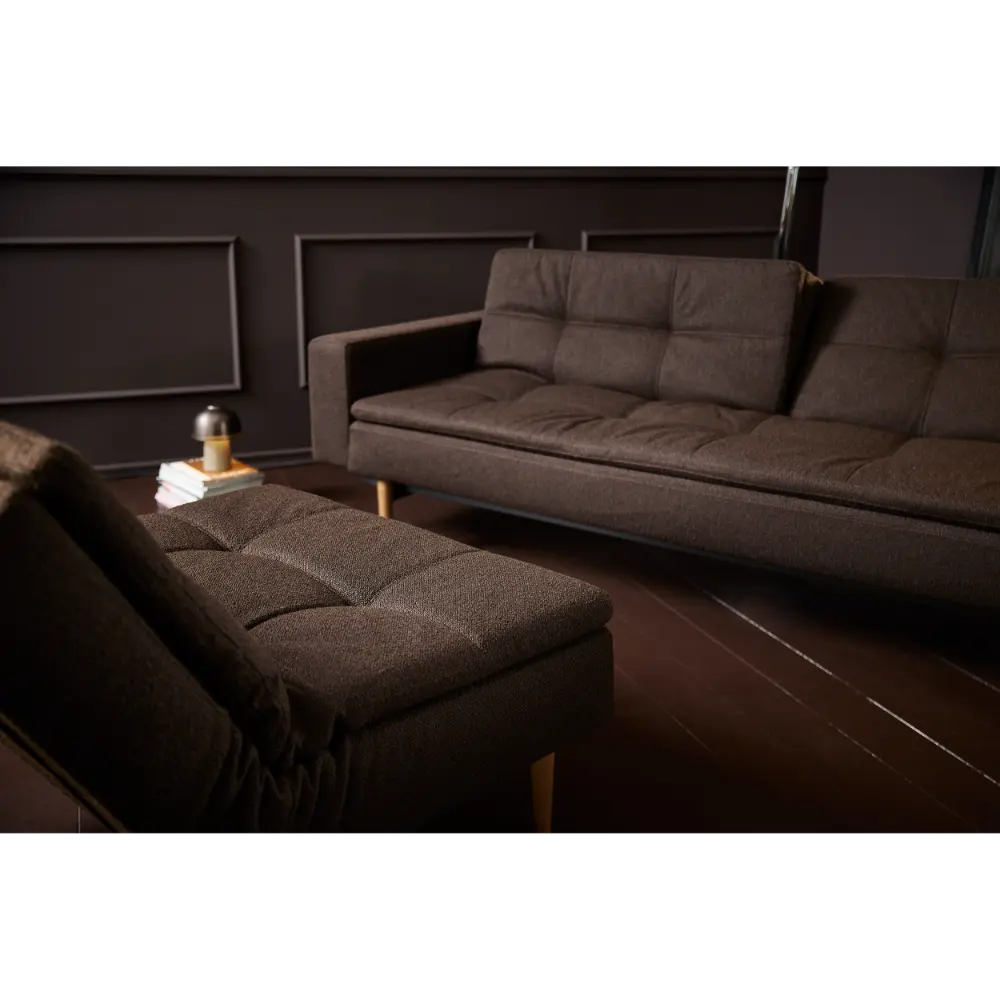 Sovesofa Dublexo med Armlener & Lys Styletto ben fra Innovation Living