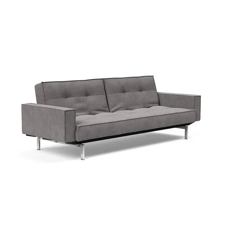 Sovesofa Splitback med Armlener & Krom ben fra Innovation Living