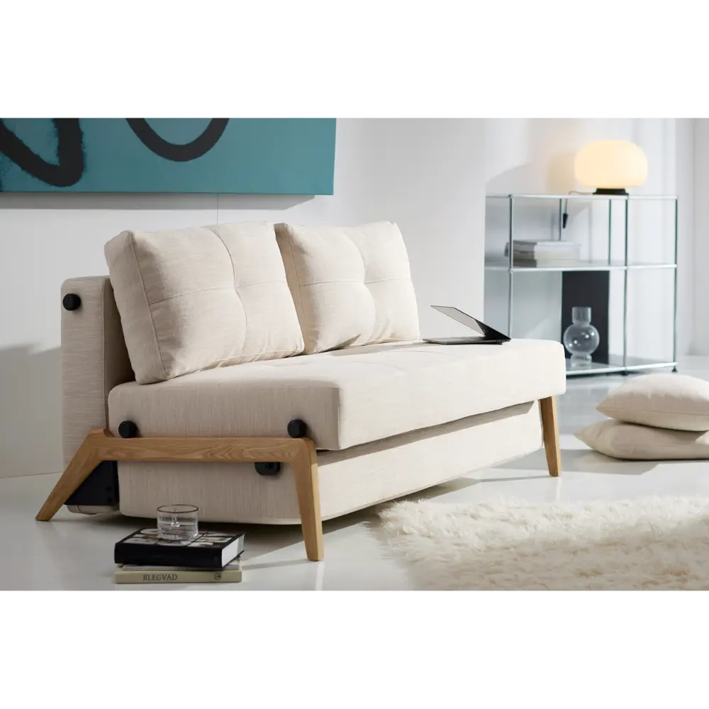 Sovesofa Cubed 02 med Eik Ben
