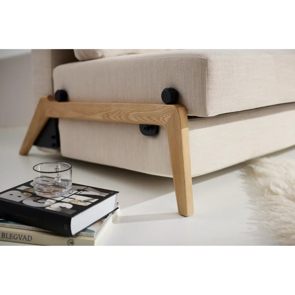 Sovesofa Cubed 02 med Eik Ben
