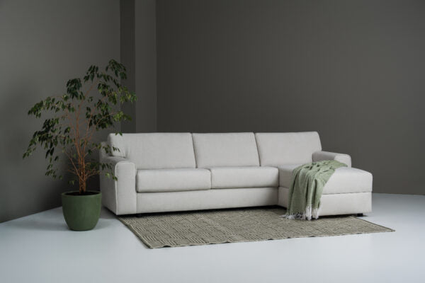 Sovesofa Luxury med sjeselong 140 fra Hovden Møbel