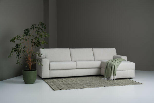 Sovesofa Luxury med sjeselong 140