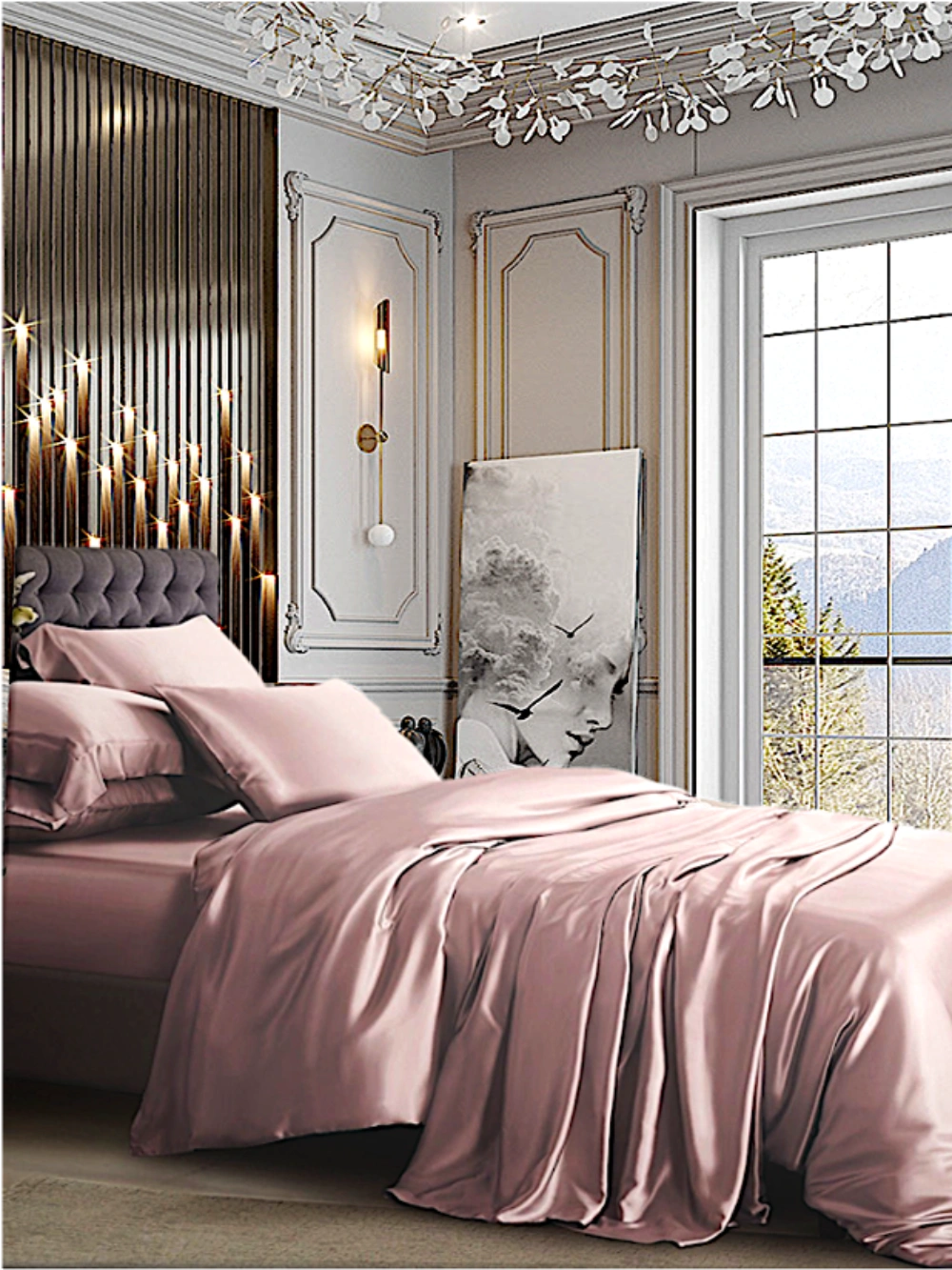 Silke Putetrekk 50x70 Lys Rosa