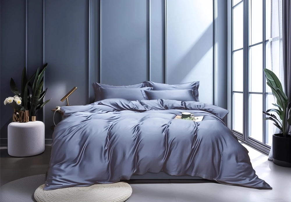 Bambus Laken, Dus Blå