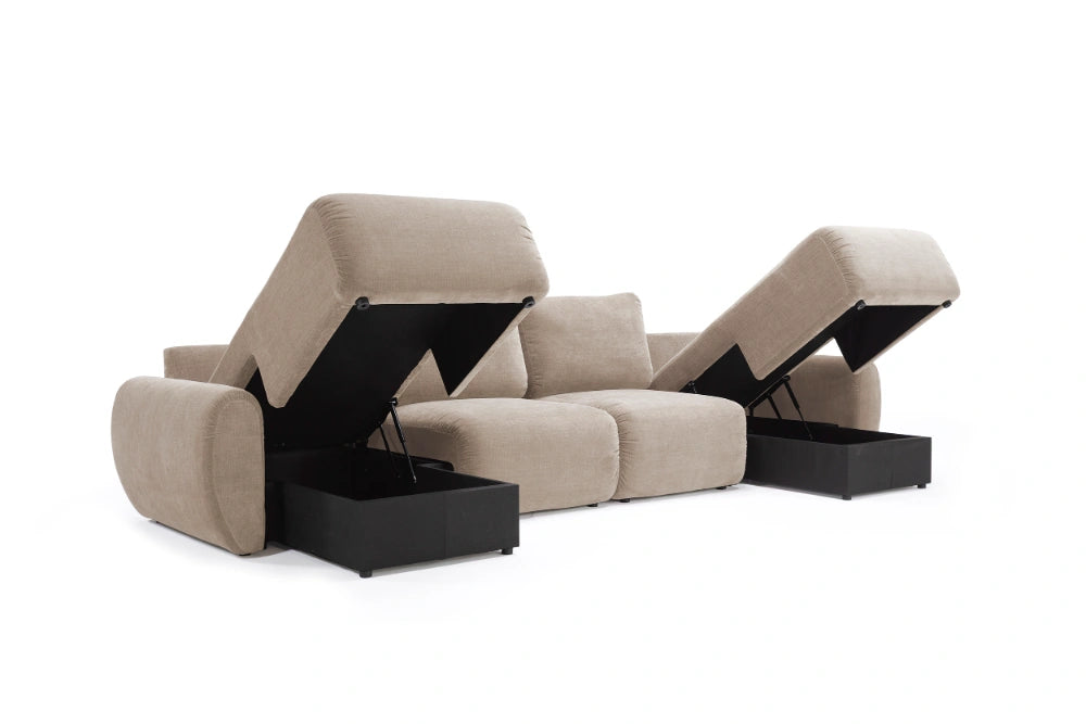 Sovesofa Norum Curve med U-form  fra Innovation Living