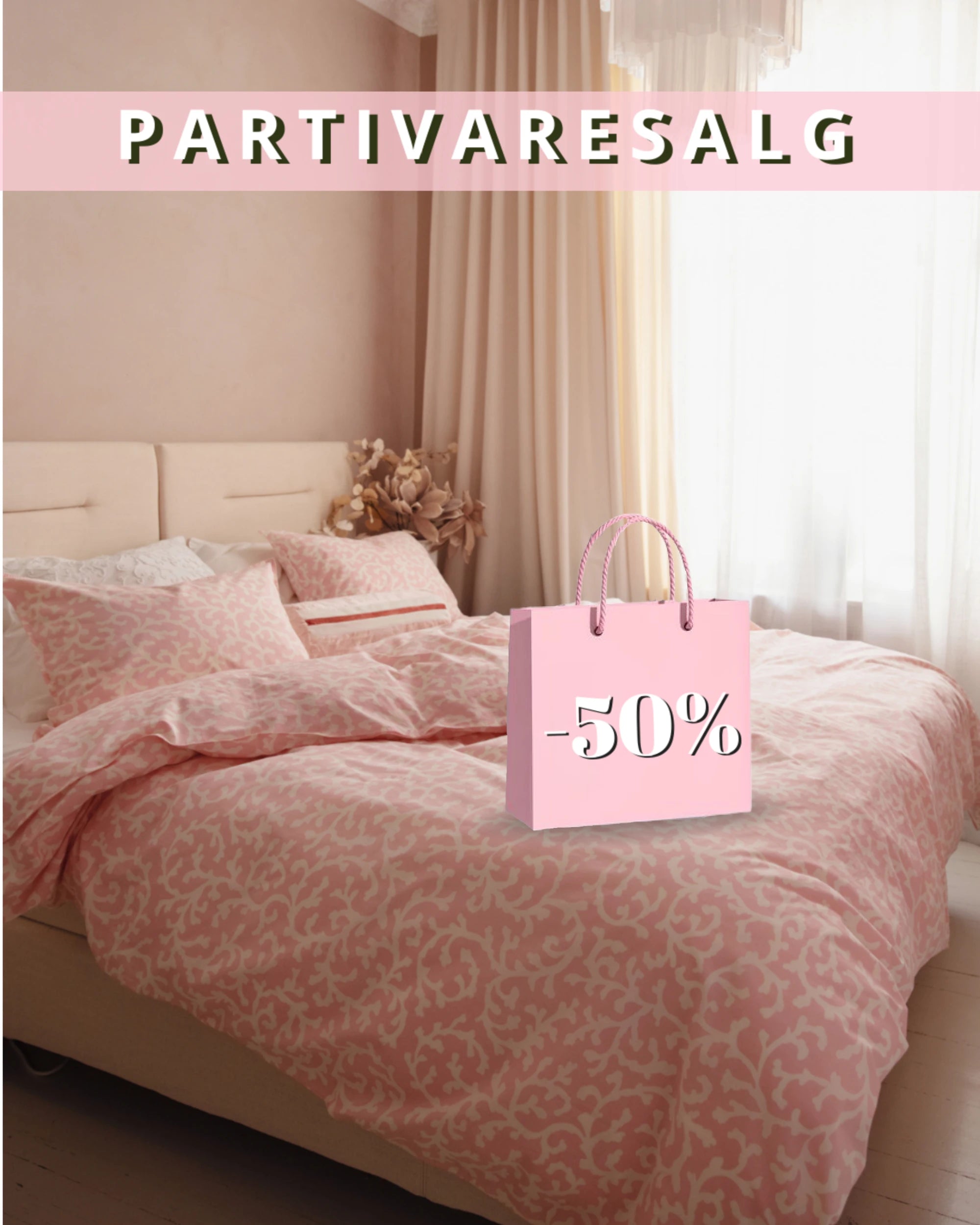 Tone Kroken La Mer sengesett Rosa