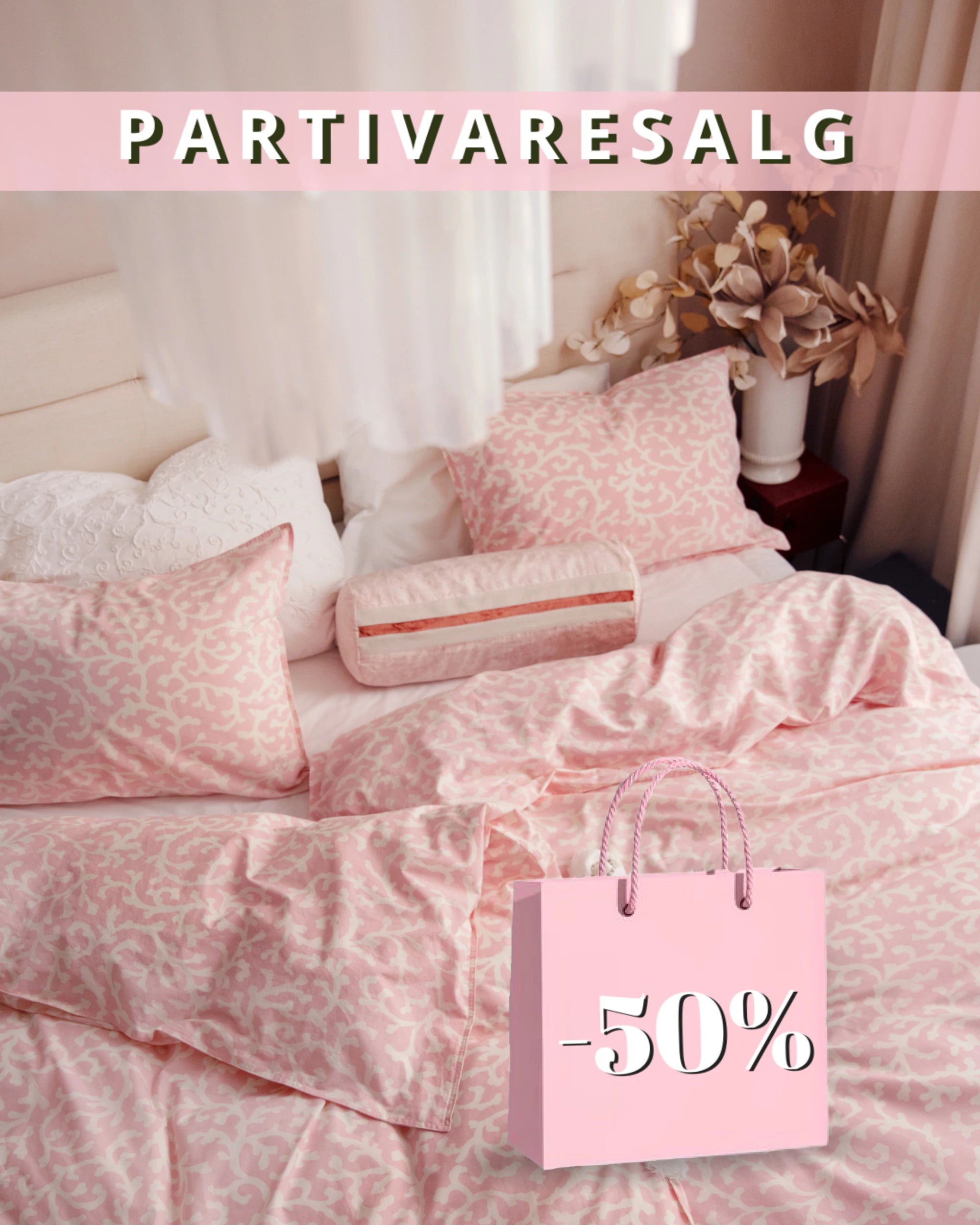 Tone Kroken La Mer sengesett Rosa
