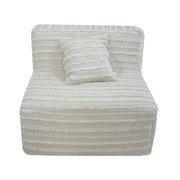 Fireside chair - beige hair fabric Bedtime.no.