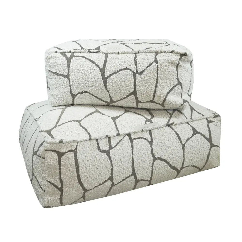 S floor cushion - curly wool design