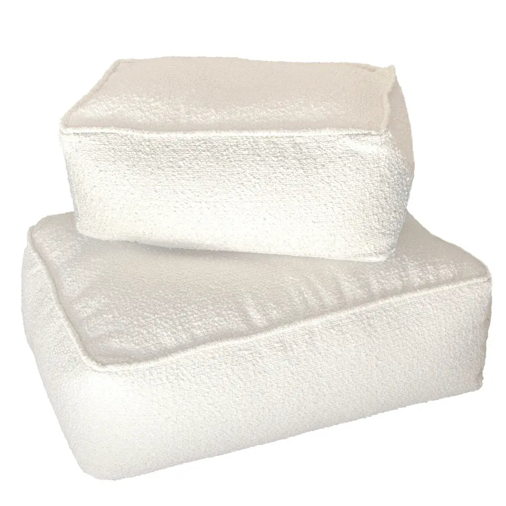 S floor cushion - curly wool