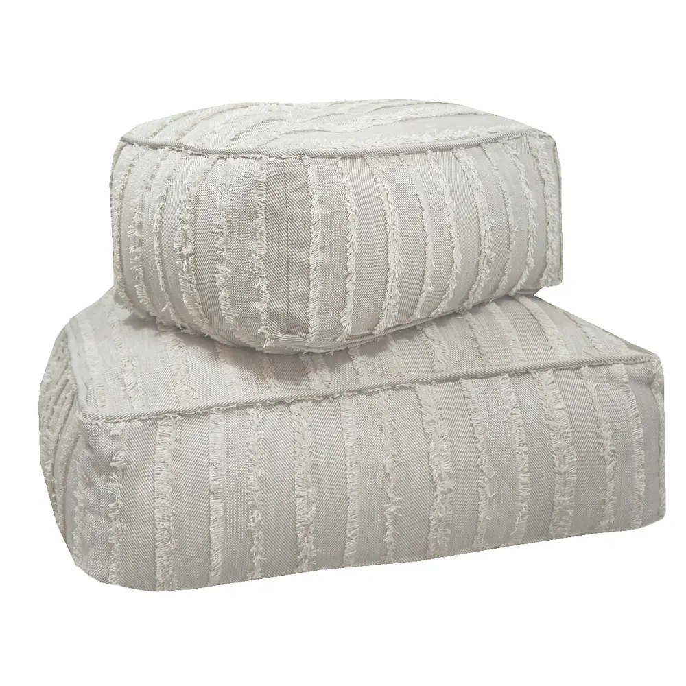 S floor cushion - hair beige