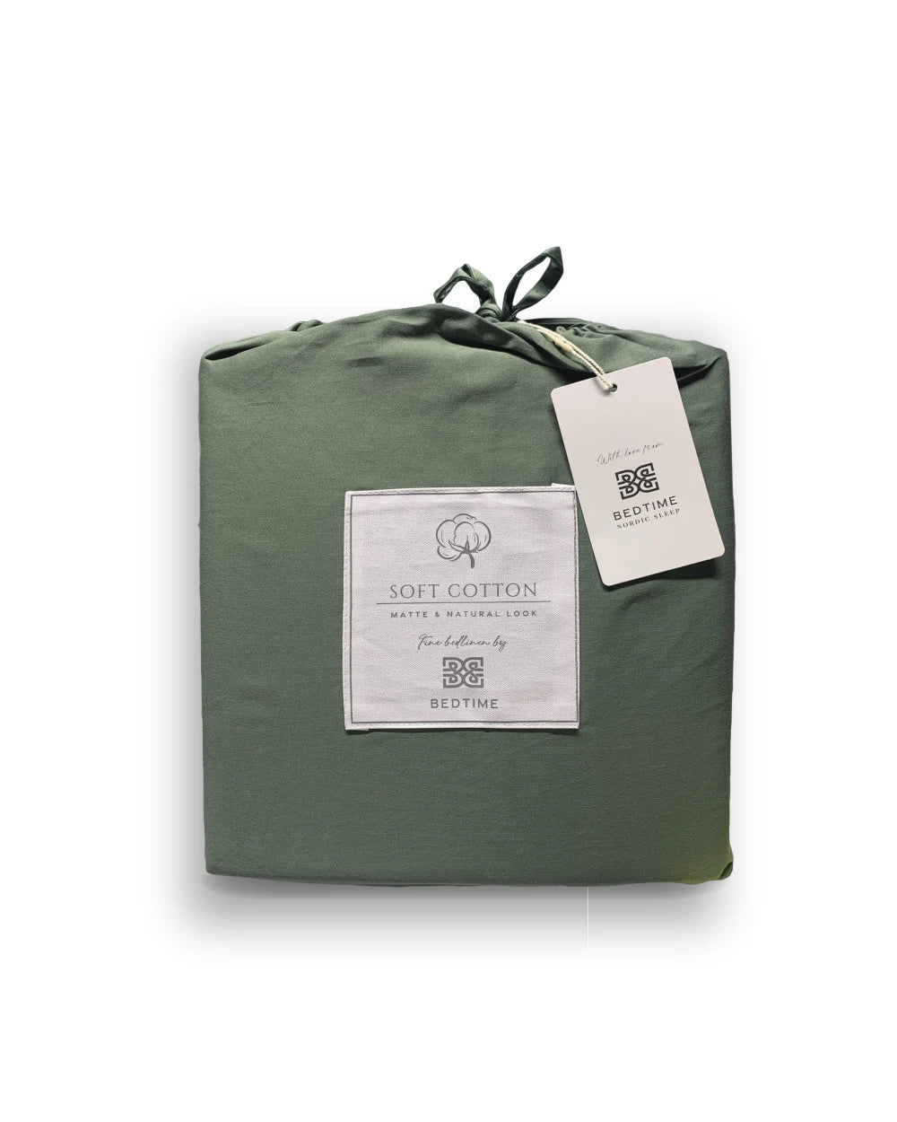 Soft Cotton Sengesett Mørk Grønn