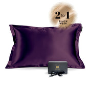 Silke Putetrekk 50x70 Mørk Aubergine