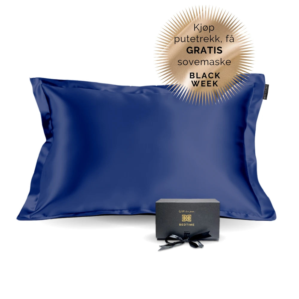 Silke Putetrekk 50x70 Mørk Blå