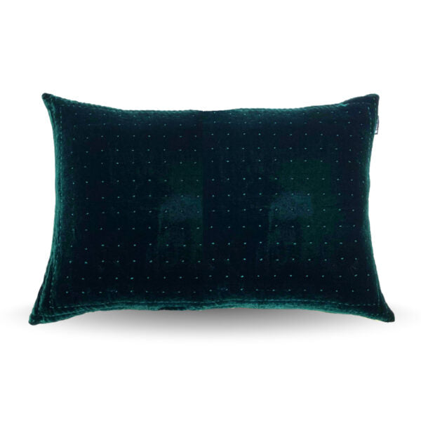 Silkevelour hotellputetrekk Ivy Green 70×100 cm