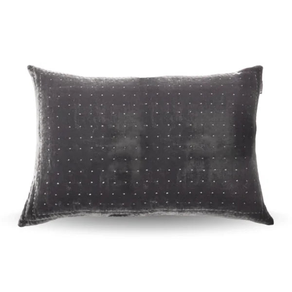 Silkevelour hotellputetrekk Soft Grey 70×100 cm