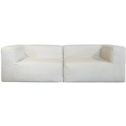 Sofa 3 seter (2 moduler) – Boucé wool Bedtime.no.