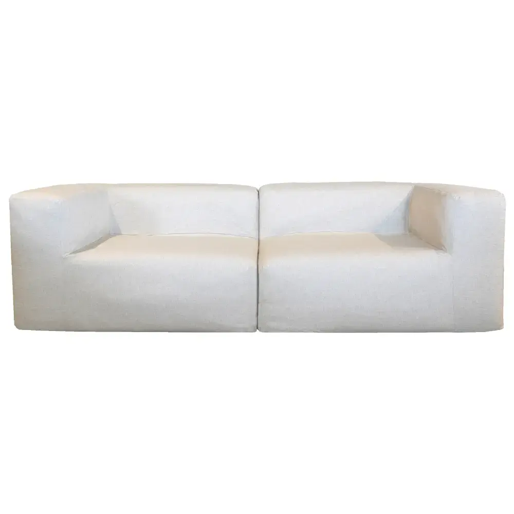 Sofa 3 seter (2 moduler) – Naturlig lin Bedtime.no.
