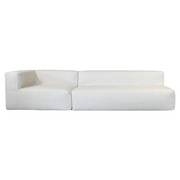 Sofa 4 seter (1 benk + venstre modul) – Bouclé wool Bedtime.no.