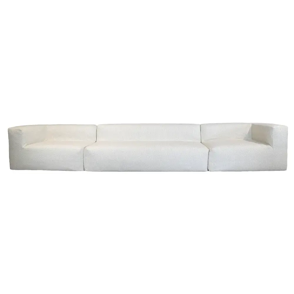Sofa 5 seter (1 benk + 2 moduler) - Bouclé wool Bedtime.no.