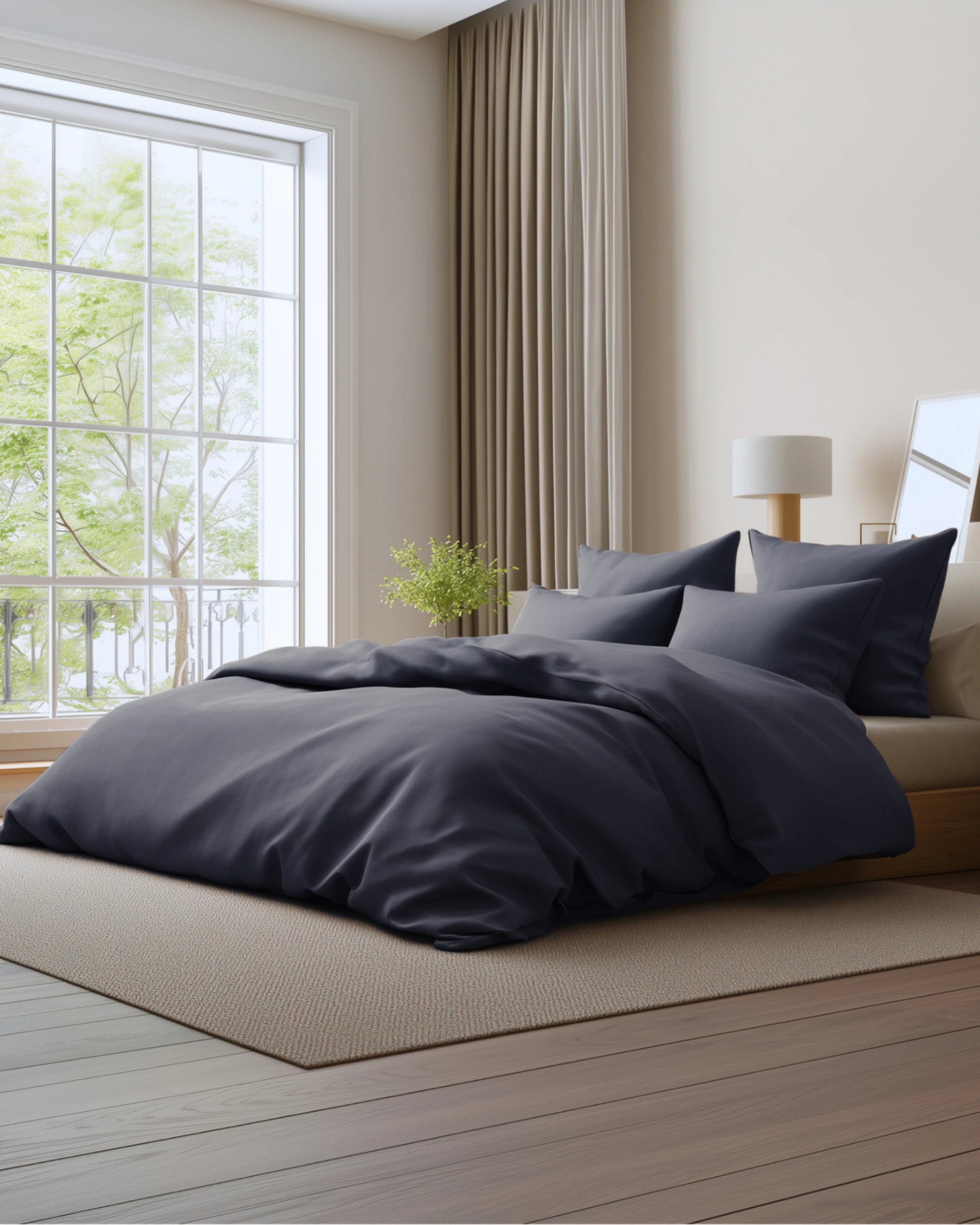 Soft Cotton Sengesett Mørk Blå