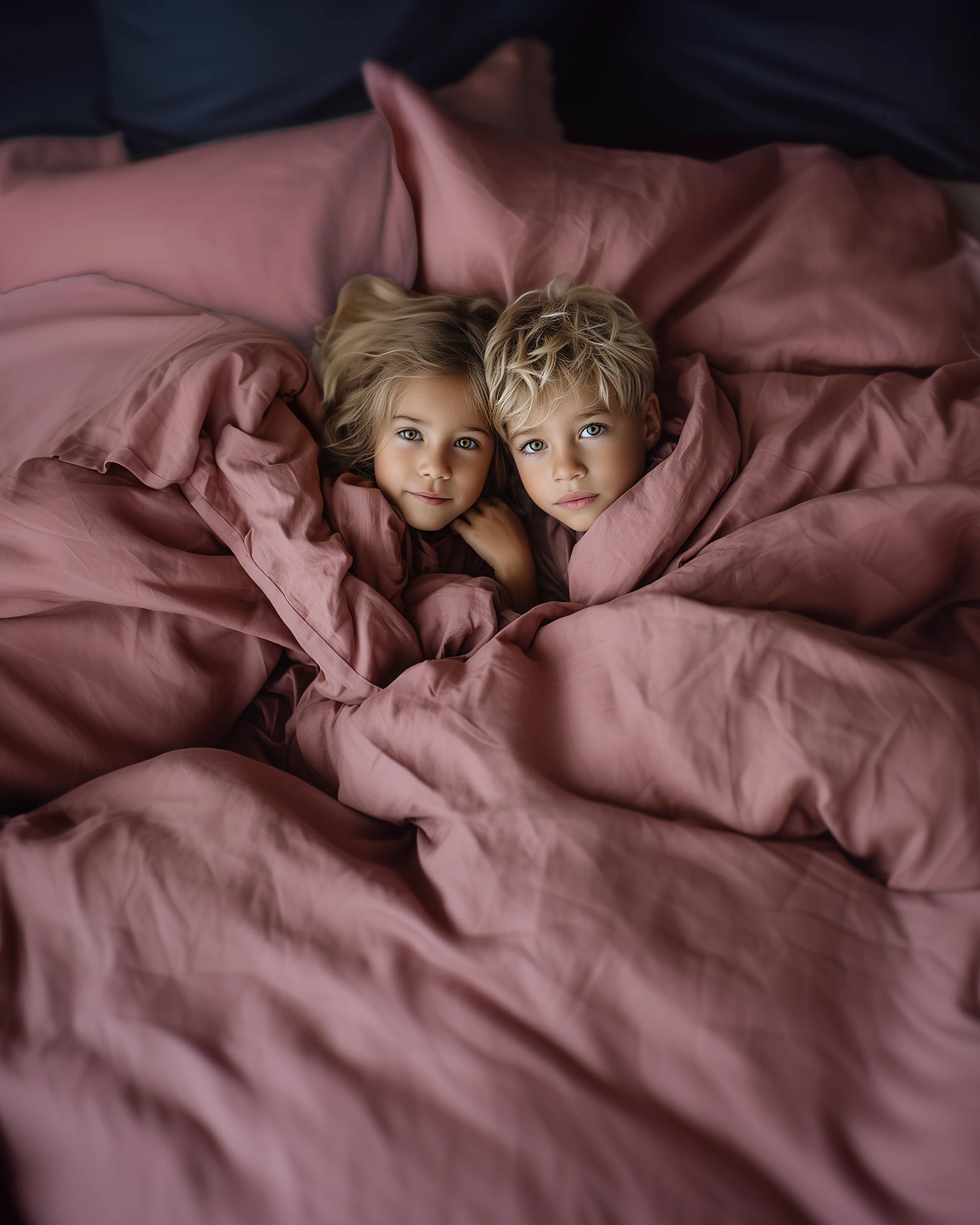 Soft Cotton Sengesett Rosa