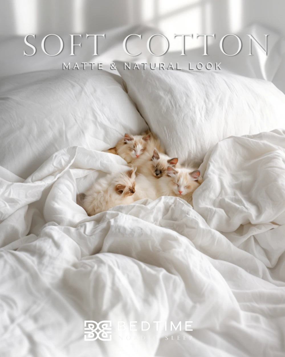 Soft Cotton Laken Hvit