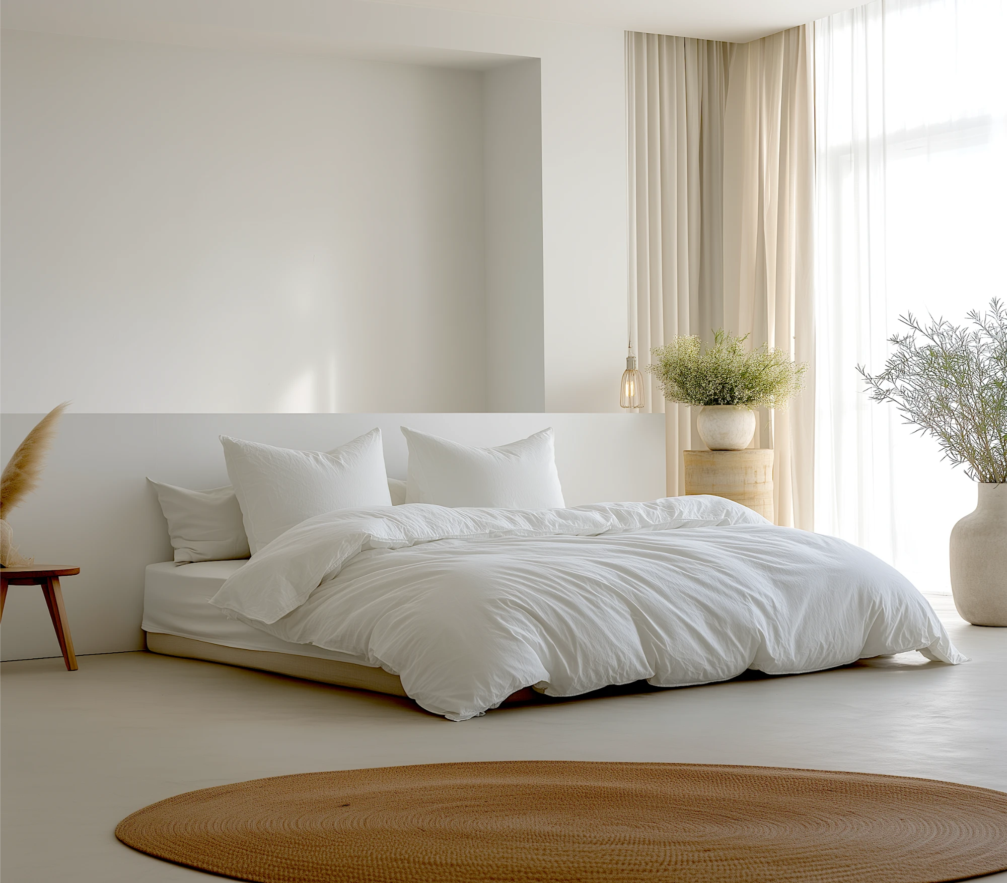 Soft Cotton Sengesett Hvit