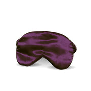 Silke Sovemaske Mørk Aubergine