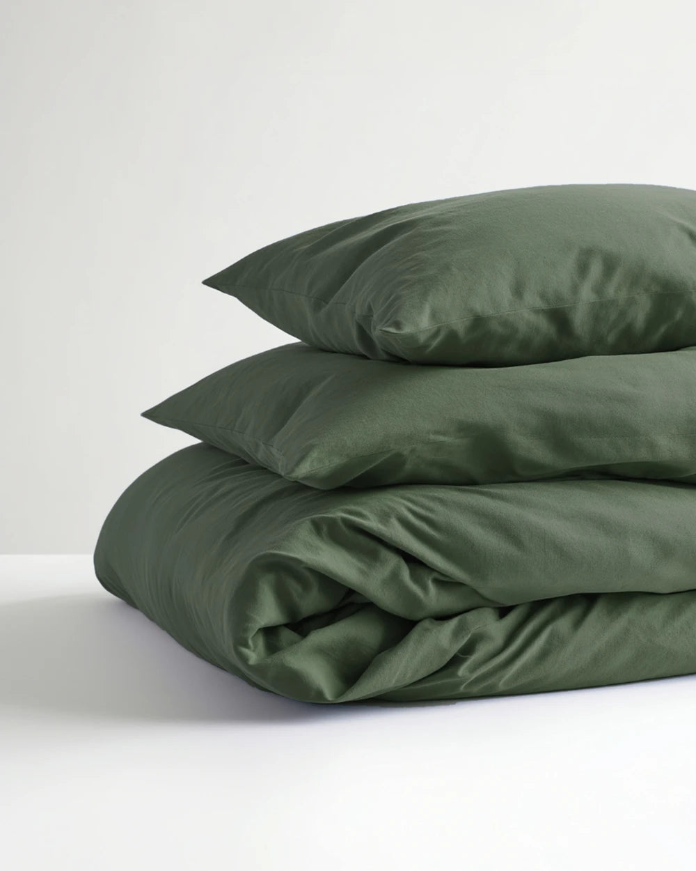 Soft Cotton Sengesett Mørk Grønn